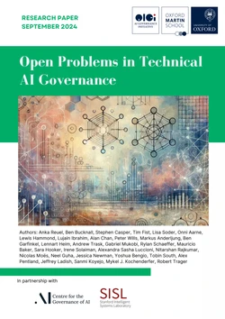 Open Problems in Technical AI Governance