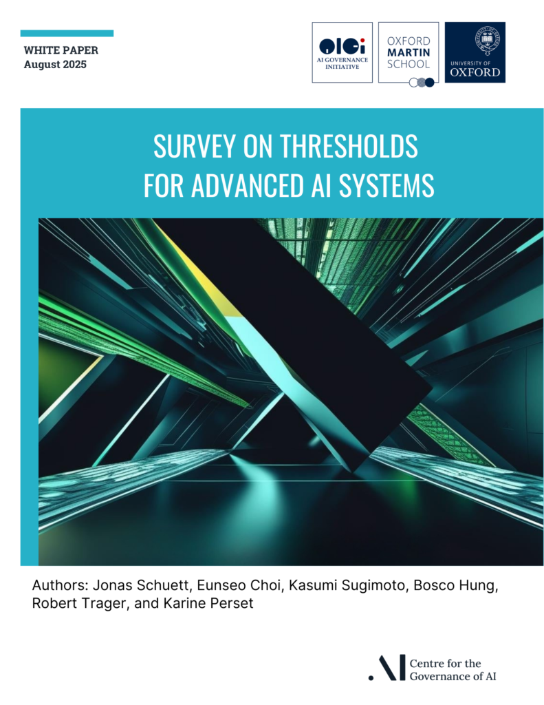 Image for Survey on thresholds for advanced AI systems